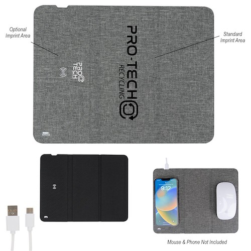 rechargeable mouse pad with logo